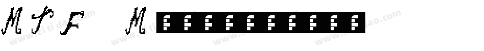 MTF Messy字体转换